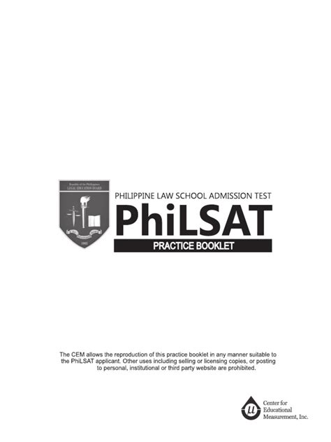 (PDF) PhiLSAT Practice Booklet .